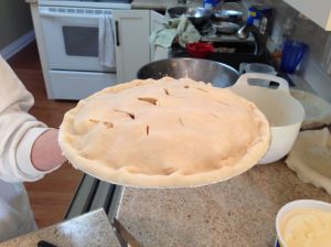 or launched at someone.