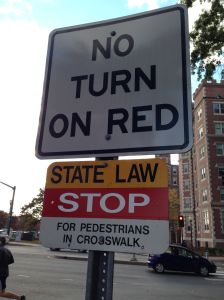 I tried to turn on a red and was almost arrested under a state-level statute. 