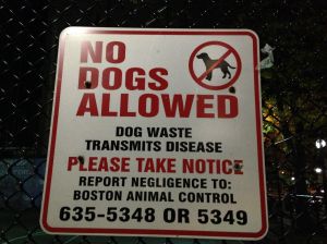 Some of the parks were off limits. 