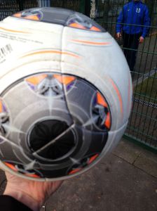 My photo-documenting the incident makes him smile.