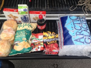 Full disclosure: I’ve already eaten one of the bags of candy (we’re still in port).