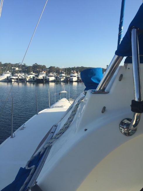 Boat for batteris post